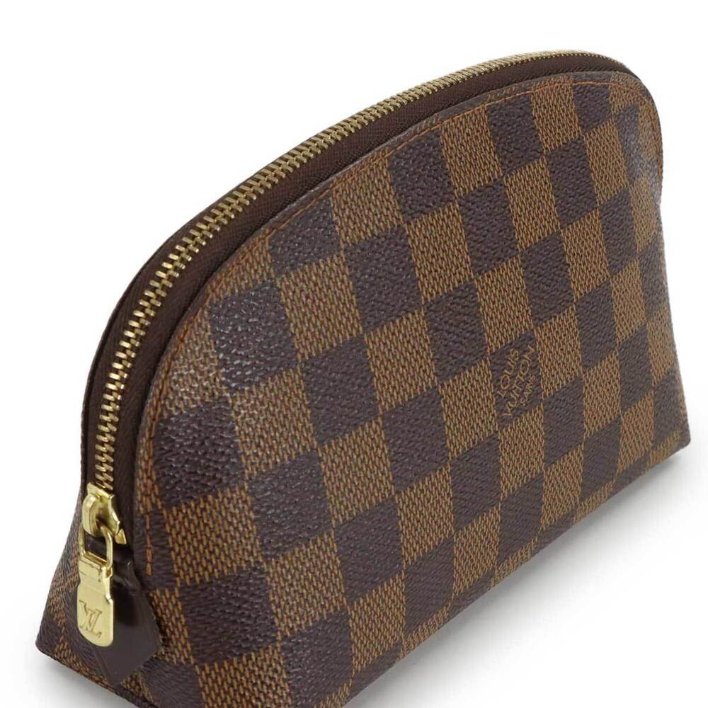 LOUIS VUITTON Brown Damier Pochette Pouch - Picture 7 of 8